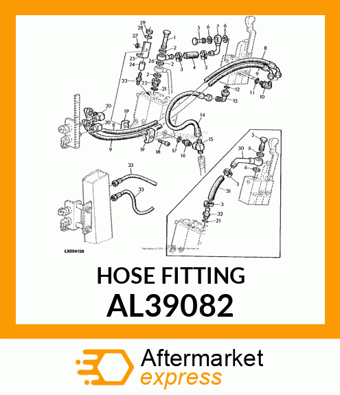 HOSE FITTING AL39082