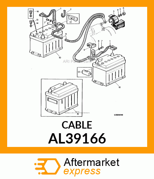 Battery Cable AL39166