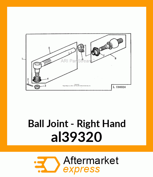 TIE ROD END al39320