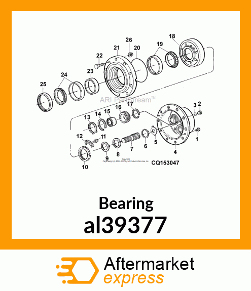 CYLINDRICAL ROLLER BEARING al39377