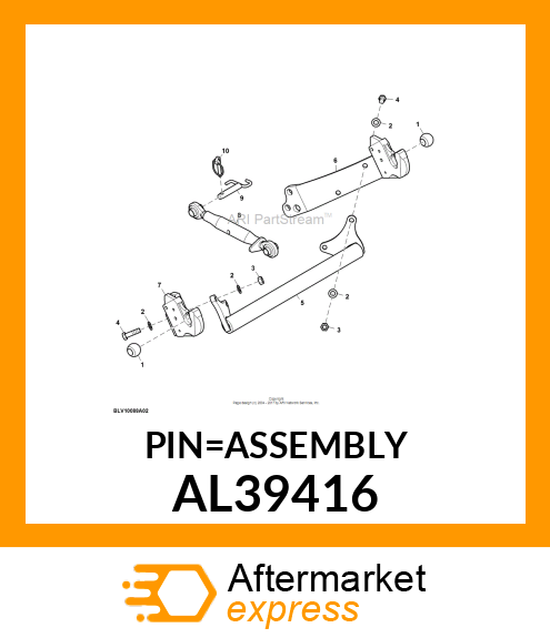 QUICK LOCK PIN, FOR BALL CAT.II AL39416