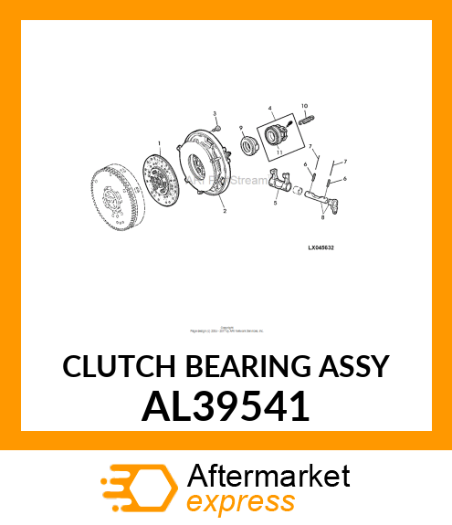 Out Bearing AL39541