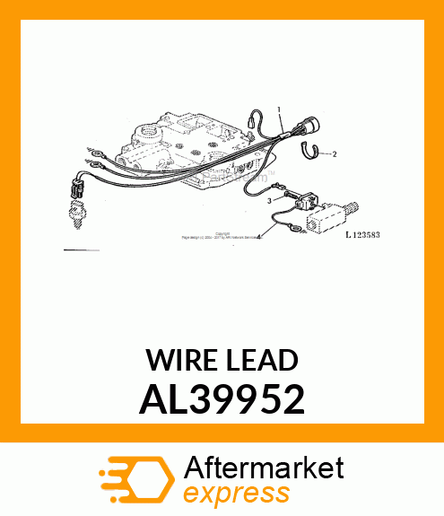 Wiring Lead AL39952