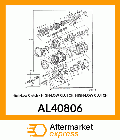 High-Low Clutch AL40806