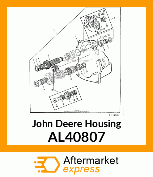 HOUSING, LOW BRAKE AL40807