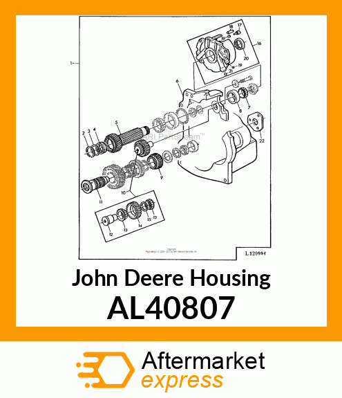 HOUSING, LOW BRAKE AL40807