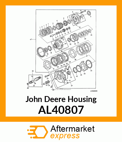 HOUSING, LOW BRAKE AL40807