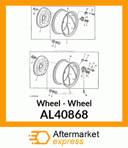 Wheel - Wheel AL40868