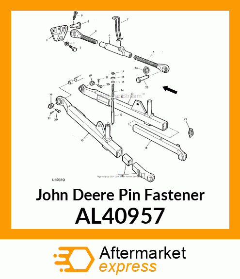 PIN ASSEMBLY AL40957