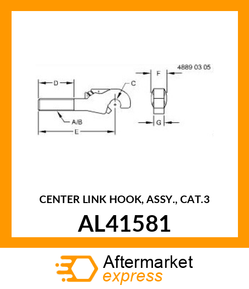 CENTER LINK AL41581