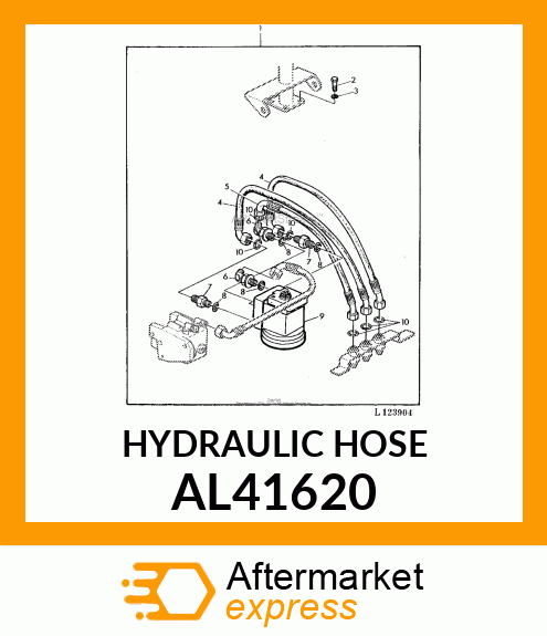 HYDRAULIC HOSE AL41620