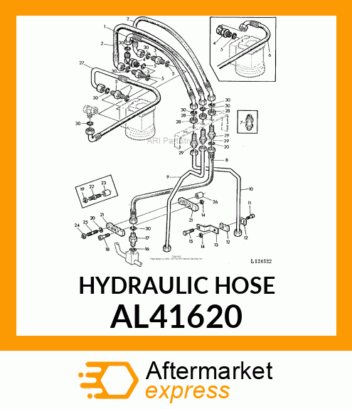 HYDRAULIC HOSE AL41620