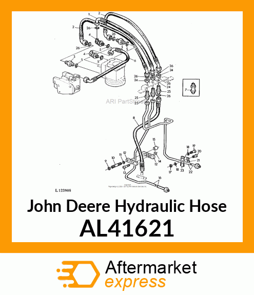 HYDRAULIC HOSE AL41621