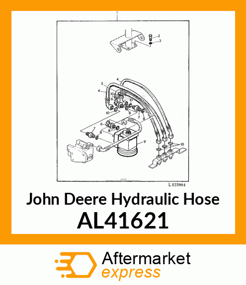 HYDRAULIC HOSE AL41621