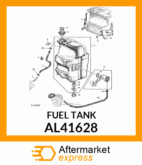 FUEL TANK AL41628