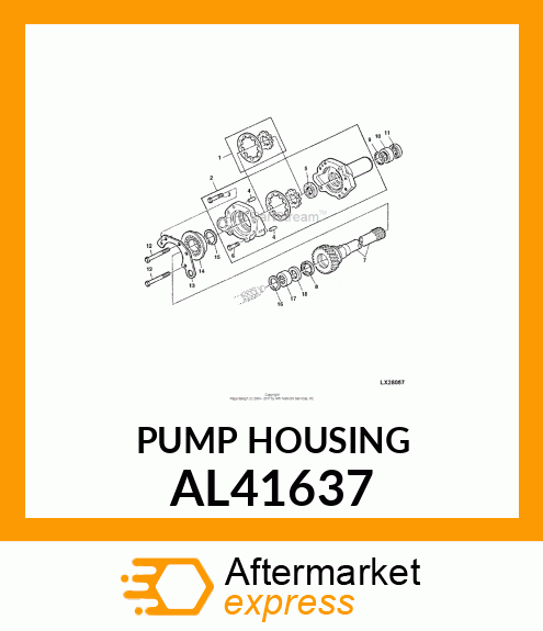 OIL PUMP AL41637