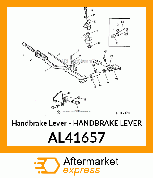 Handbrake Lever AL41657