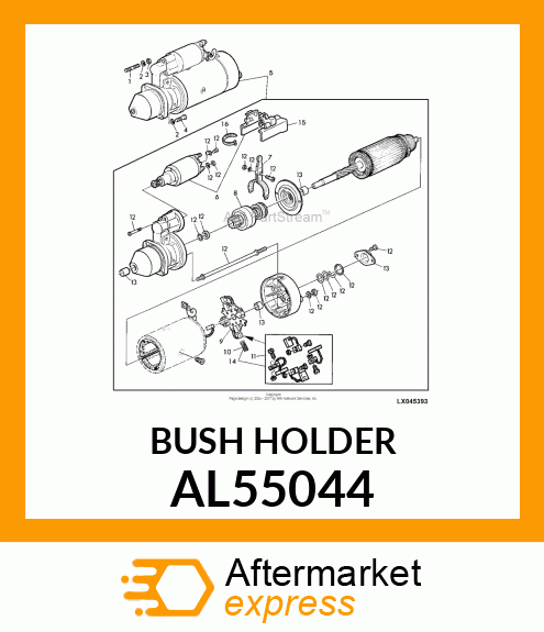 Carbon Brush Holder AL55044