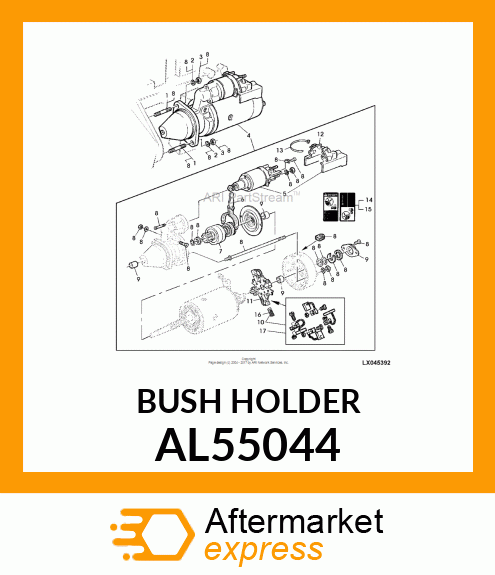 Carbon Brush Holder AL55044