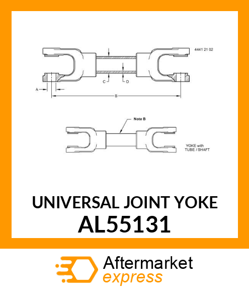 Universal Joint Yoke AL55131