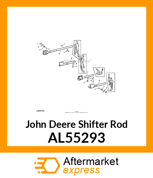 Shifter Rod AL55293