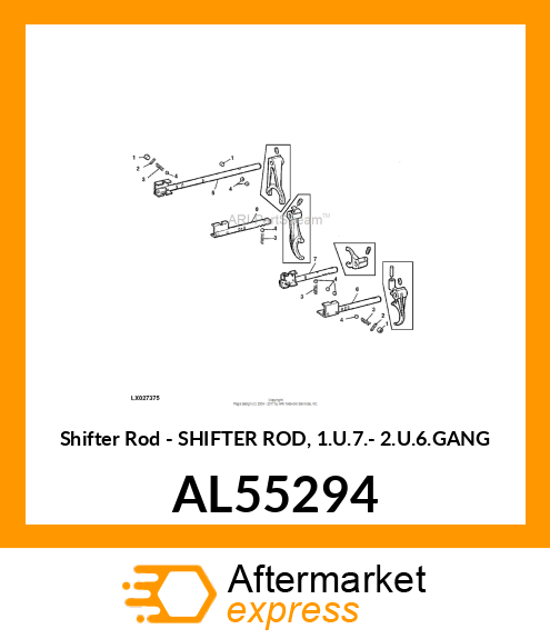 Shifter Rod AL55294