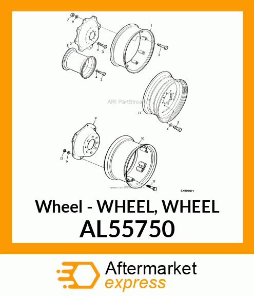 Wheel AL55750