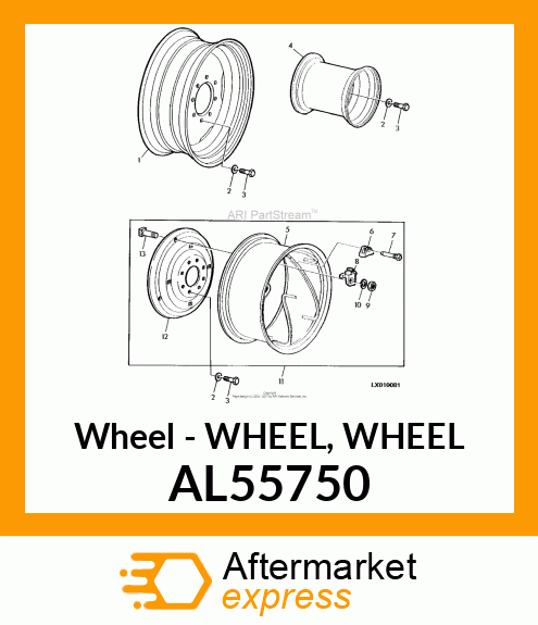 Wheel AL55750