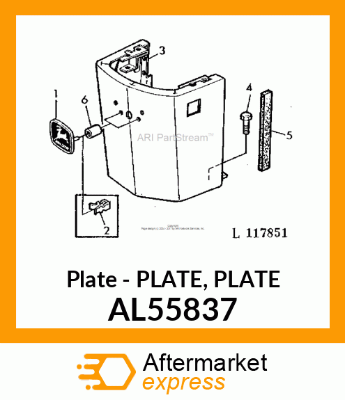 Plate AL55837