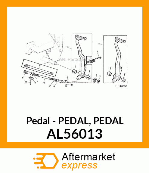 Pedal AL56013
