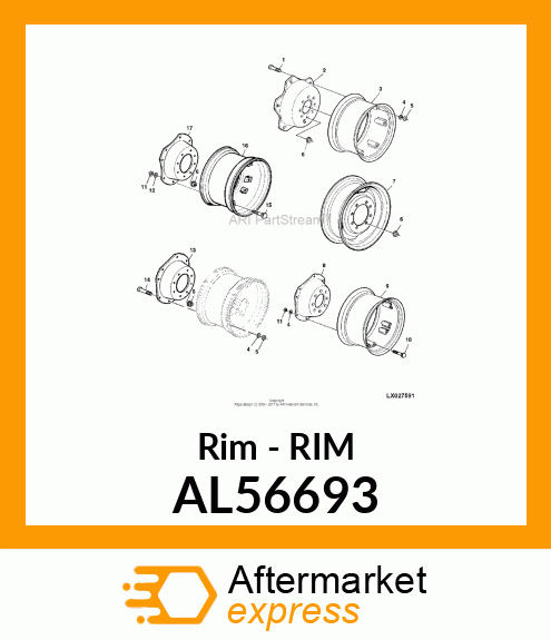 Rim - RIM AL56693