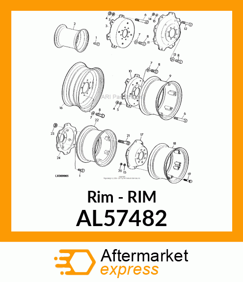 Rim - RIM AL57482