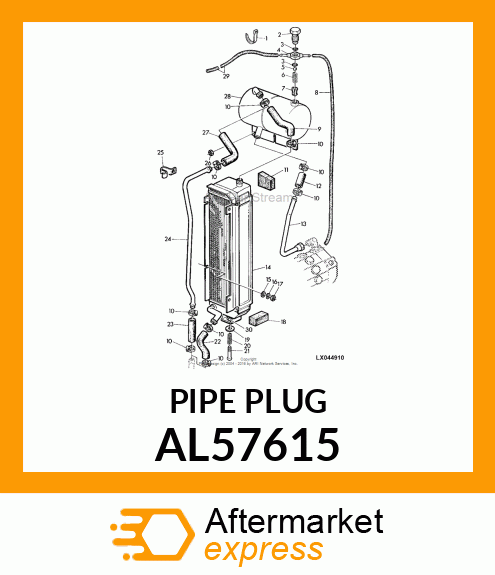 HOLLOW SCREW ASSY. AL57615