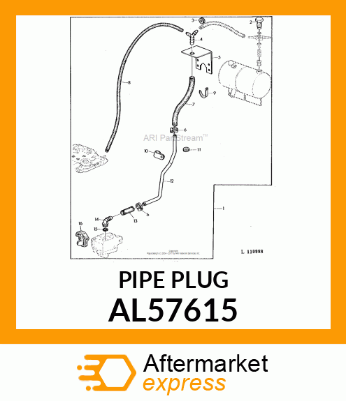 HOLLOW SCREW ASSY. AL57615