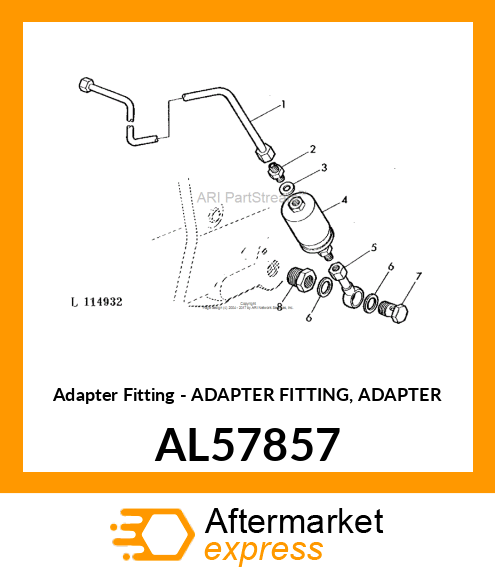 Adapter Fitting AL57857