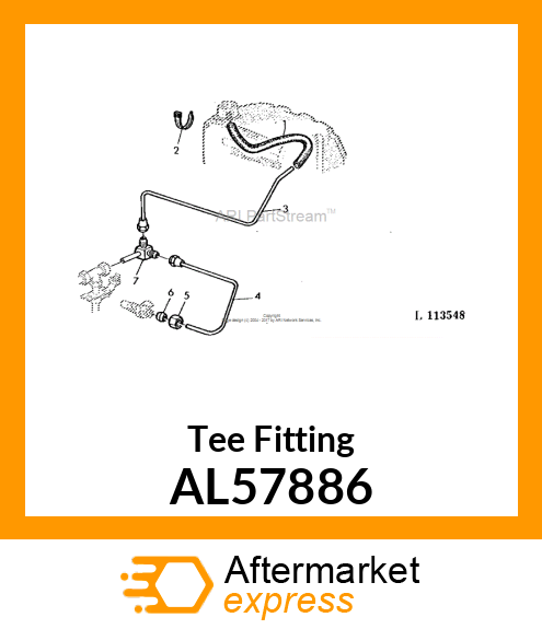 Tee Fitting AL57886