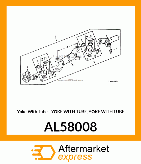 Yoke With Tube AL58008