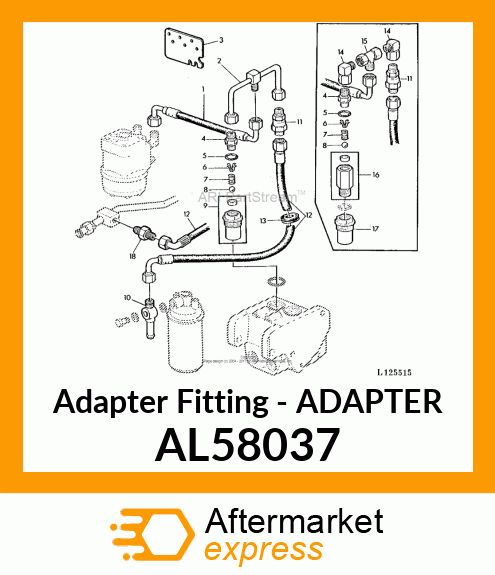 Adapter Fitting AL58037