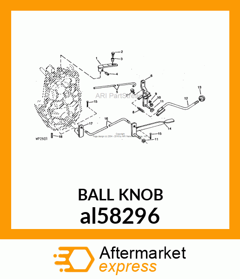 KNOB,SHIFT LEVER al58296