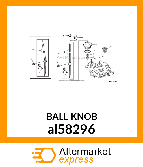 KNOB,SHIFT LEVER al58296