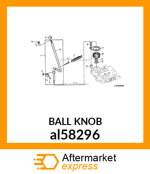 KNOB,SHIFT LEVER al58296