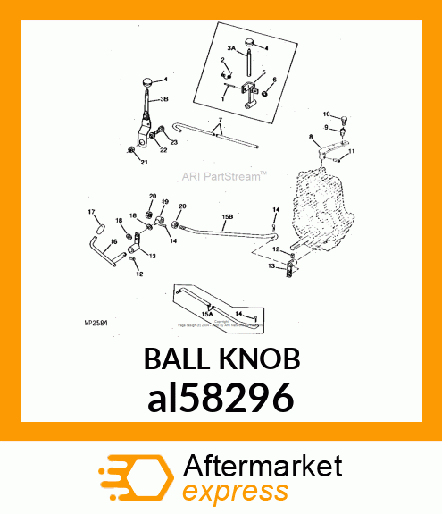 KNOB,SHIFT LEVER al58296