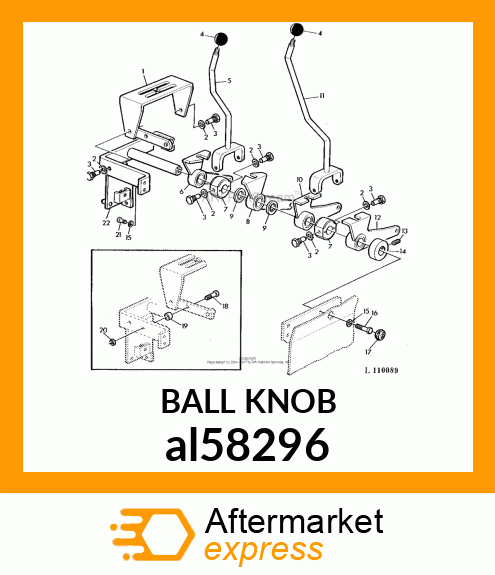 KNOB,SHIFT LEVER al58296