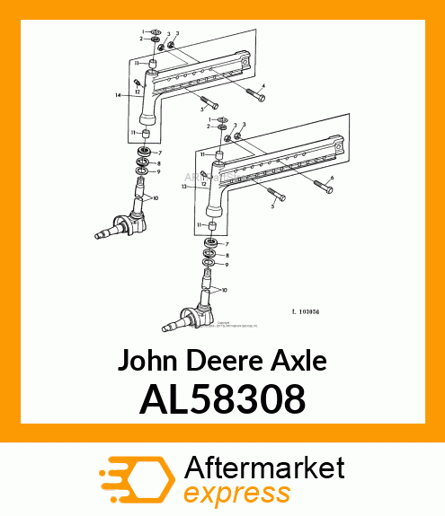 Axle AL58308