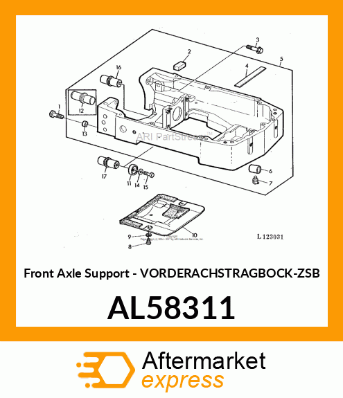 Front Axle Support - VORDERACHSTRAGBOCK-ZSB AL58311