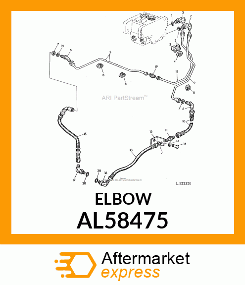 ELBOW FITTING AL58475