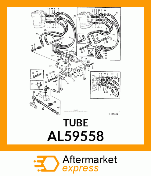 OIL LINE ASSY. AL59558