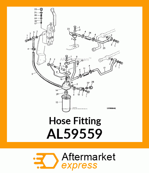 Hose Fitting AL59559