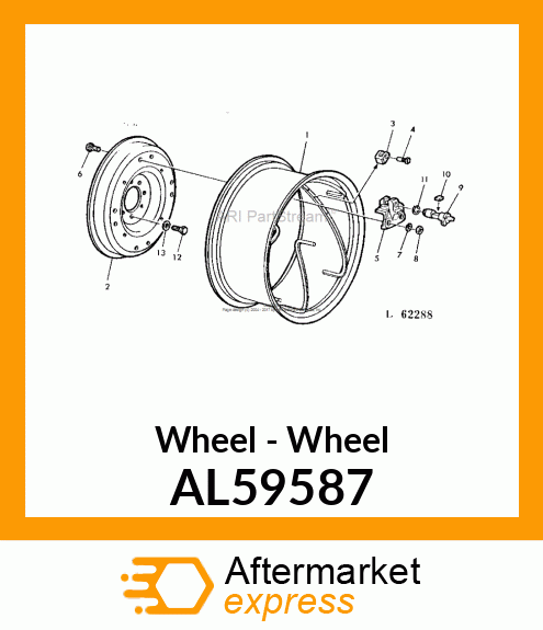 Wheel - Wheel AL59587