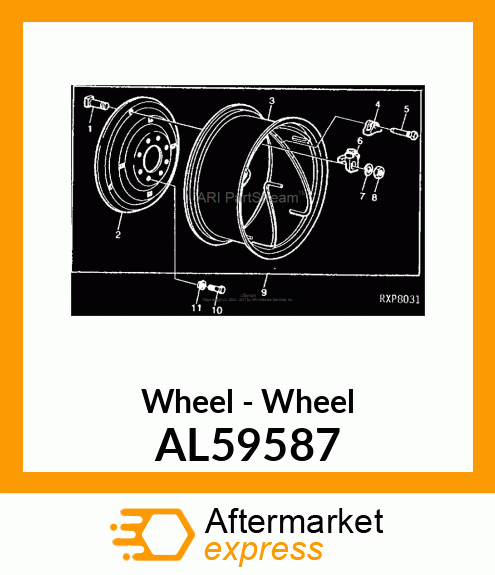 Wheel - Wheel AL59587